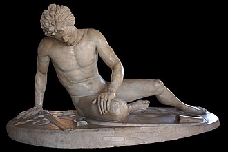 Gal moribunt, potser d'Epígon, ca. 230-220 a. C. Museus Capitolinos.