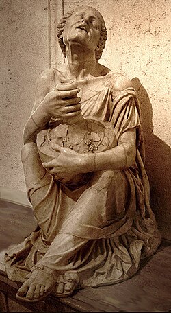 Vella èbria, ca. 300-280 a. C. Gliptoteca de Munich.