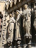 Arcàngel Gabriel en la frontera de la Catedral de Reims