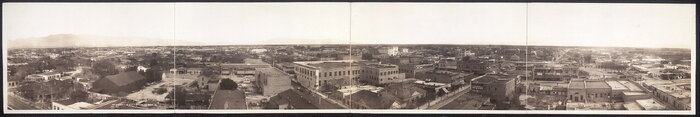 Vista panoràmica de la ciutat de Tucsón en l'any 1909.
