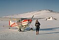 L'antiga estació de peixca i telégraf noruega en la baïa de Myggbukta