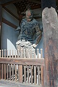 Un Niō en Hōryū-ji, Nara