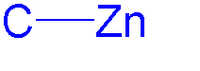 Els composts de organocinc es caracterisen per l'enllaç C-Zn