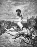 Gustave Doré, David en el cap de Goliat, gravat, s. XIX