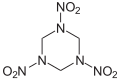 estructura del hexógeno (RDX)