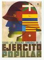 Cartell de la Guerra Civil, obra de Vicente Vila Gimeno, 1937.