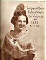 Amparito Albors Serrano, Fallera Major de Valéncia 1934