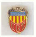 Insígnia d'una federació de la UGT valenciana durant la República Espanyola.